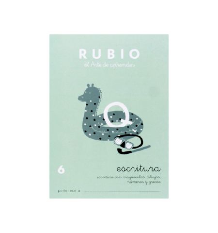 CUADERNO RUBIO CALIGRAFIA Nº 6 CUADERNO RUBIO CALIGRAFIA Nº 6