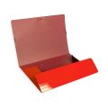 CARPETA LIDERPAPEL GOMAS FOLIO 3 SOLAPAS CARTON PLASTIFICADO COLORES SURTIDOS