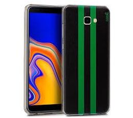 FUNDA MOVIL GEL SAMUNG GALAXY J4 PLUS DIBUJOS LINES VERDE