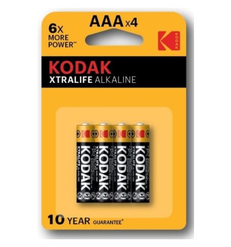 PILA LR03 / AAA ALKALINA KODAK BLISTER 4 UNDS. PILA LR03 / AAA ALKALINA KODAK BLISTER 4 UNDS.