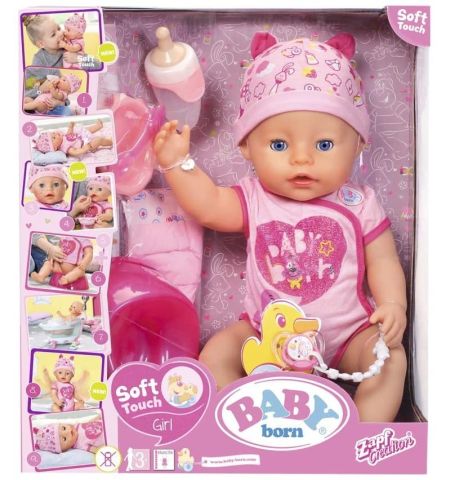 BABY BORN MUÑECA BEBE INTERACTIVO BABY BORN MUÑECA BEBE INTERACTIVO