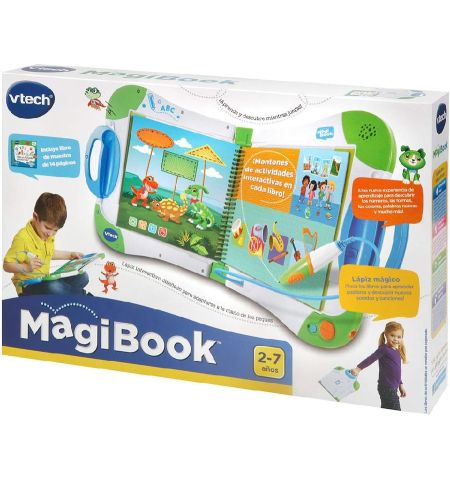 MAGIBOOK V-TECH APRENDIZAJE INTERACTIVO PARA NIÑOS COLOR VERDE MAGIBOOK V-TECH APRENDIZAJE INTERACTIVO PARA NIÑOS COLOR VERDE