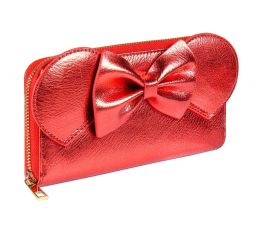 BILLETERO MONEDERO SEÑORA DISNEY MICKEY NEGRO ROJO