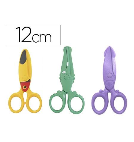 TIJERA ESCOLAR LIDERPAPEL 12CM ESPECIAL INFANTIL PARA CORTAR CARTON Y PAPEL TIJERA ESCOLAR LIDERPAPEL 12CM ESPECIAL INFANTIL PARA CORTAR CARTON Y PAPEL