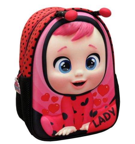 MOCHILA GUARDERIA 3D PREMIUM BEBES LLORONES LADY 27CM MOCHILA GUARDERIA 3D PREMIUM BEBES LLORONES LADY 27CM