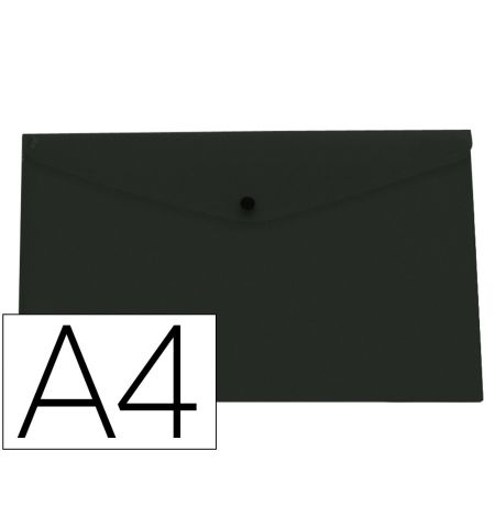 CARPETA LIDERPAPEL DOSSIER BROCHE POLIPROPILENO DIN A4 - NEGRO OPACO 50 HOJAS