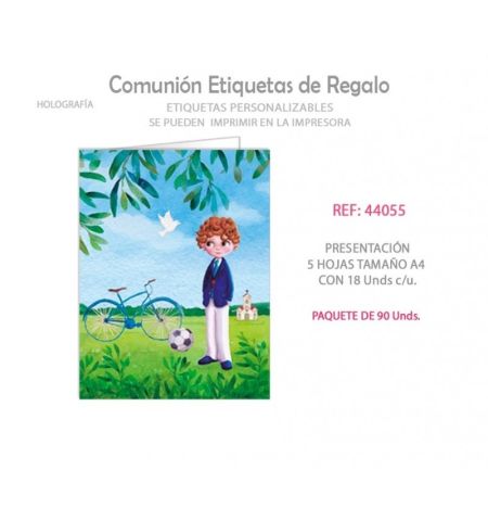 ETIQUETAS COMUNION 