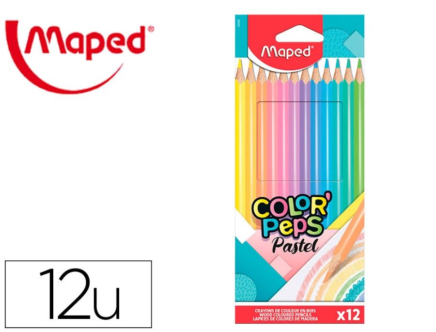 LAPICES DE COLORES STRONG MAPED EN CAJA X12