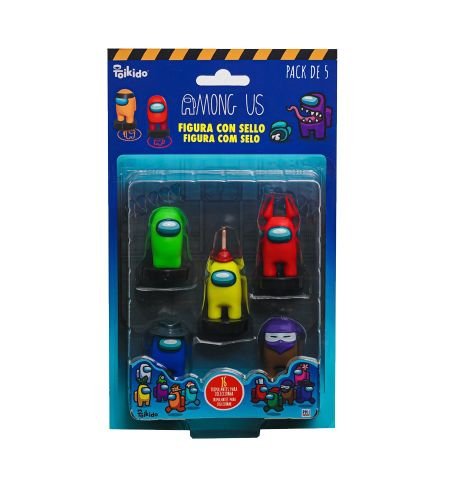 FIGURAS AMONG US CAJA 5U. SURTIDAS CON SELLOS FIGURAS AMONG US CAJA 5U. SURTIDAS CON SELLOS