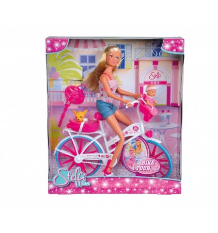 MUÑECA STEFFI LOVE CON BICICLETA