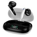 AURICULARES BLUETOOTH DUAL POD COOL EAURBUDS TWS LCD SHADOW BLANCO