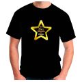 CAMISETA NEGRA ESTRELLA T-XXL CAMISETA NEGRA ESTRELLA T-XXL