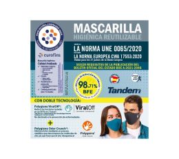 MASCARILLA TANDEM ADULTO VIRALOFF + ANTIOLOR 