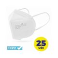 MASCARILLA FFP2 NR CV-41 COLOR BLANCO PACK 25 UNDS. MASCARILLA FFP2 NR CV-41 COLOR BLANCO PACK 25 UNDS.