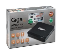ANDROID TV GIGA TV HD801 4K WIFI / RJ45 (MULTIMEDIA)