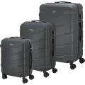 TROLLEY TANDEM IBIZA - TAMAÑO CABINA COLOR GRIS OSCURO TROLLEY TANDEM IBIZA - TAMAÑO CABINA COLOR GRIS OSCURO