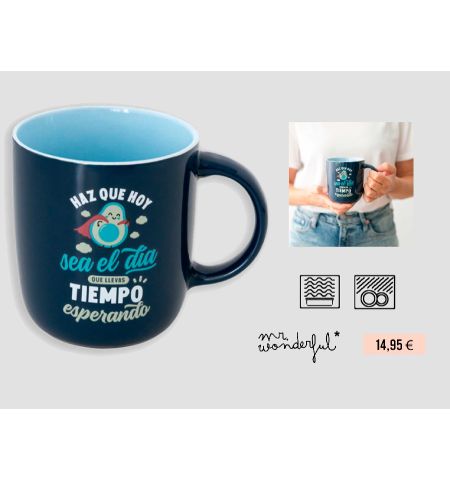 TAZA CERAMICA MR. WONDERFUL 370 ML TAZA CERAMICA MR. WONDERFUL 370 ML