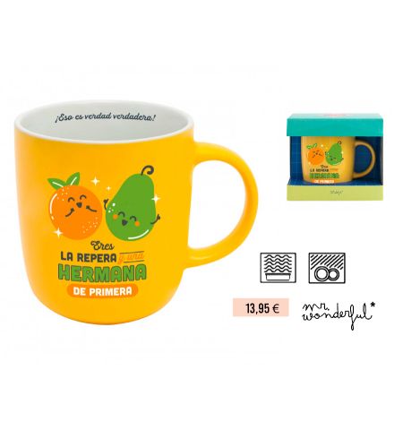 TAZA CERAMICA MR. WONDERFUL 380 ML TAZA CERAMICA MR. WONDERFUL 380 ML
