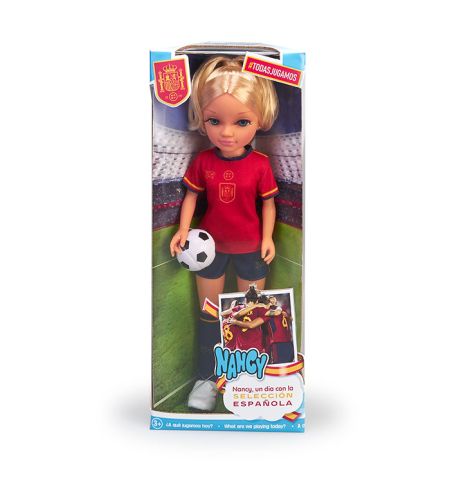 NANCY UN DIA CON LA SELECCION ESPAÑOLA (MUÑECA RUBIA) NANCY UN DIA CON LA SELECCION ESPAÑOLA (MUÑECA RUBIA)