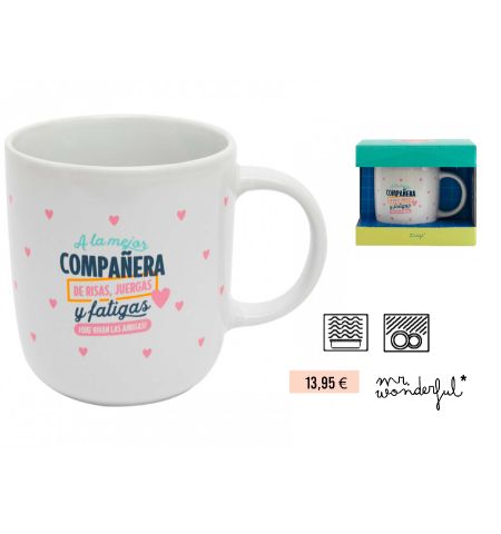TAZA CERAMICA MR. WONDERFUL 380 ML TAZA CERAMICA MR. WONDERFUL 380 ML