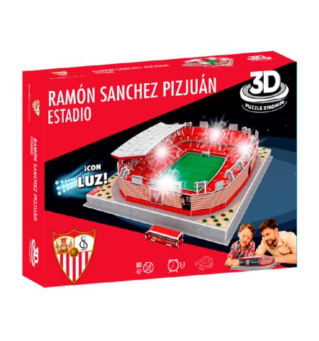 PUZZLE 3D SEVILLA FC - ESTADIO RAMON SANCHEZ PIZJUAN CON LUZ PUZZLE 3D SEVILLA FC - ESTADIO RAMON SANCHEZ PIZJUAN CON LUZ