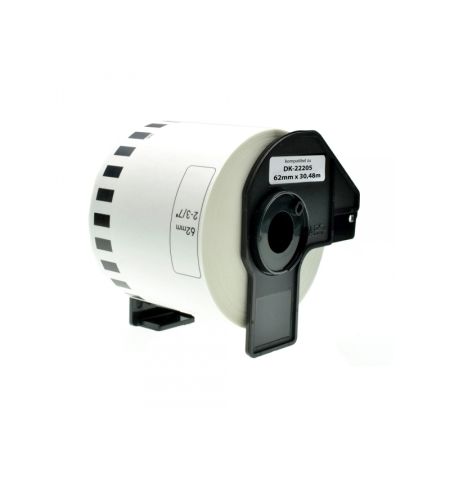 ROLLO ETIQUETA CINTA CONTINUA COIRIS COMPATIBLE BROTHER DK22205 62X30 MM