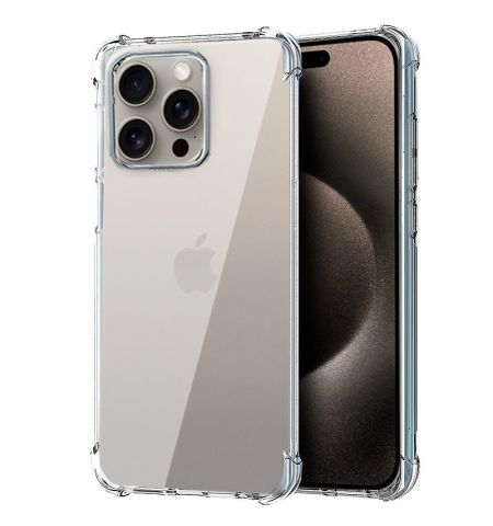 FUNDA MOVIL CARCASA COOL iPHONE 15 PRO MAX -ANTISHOCK TRANSPARENTE FUNDA MOVIL CARCASA COOL iPHONE 15 PRO MAX - ANTISHOCK TRANSPARENTE