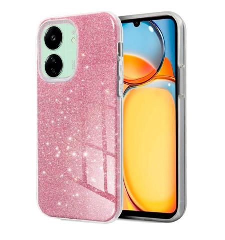 FUNDA MOVIL COOL CARCASA - XIAOMI REDMI 13C / POCO C65 GLITTER ROSA FUNDA MOVIL COOL CARCASA - XIAOMI REDMI 13C / POCO C65 GLITTER ROSA