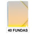 CARPETA DE FUNDAS CON ESPIRAL ARCHIVEX 