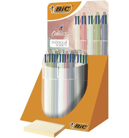 BOLIGRAFO BIC CUATRO COLORES MINERAL TONES (5 COLORES)