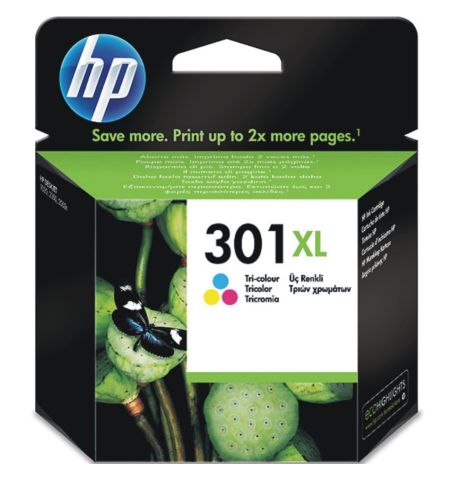 C.TINTA HP Nº 301XL COLOR (CH564EE) 330P.