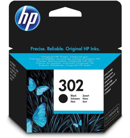 C.TINTA HP Nº302 NEGRO (190 PAG.) F6U66AE